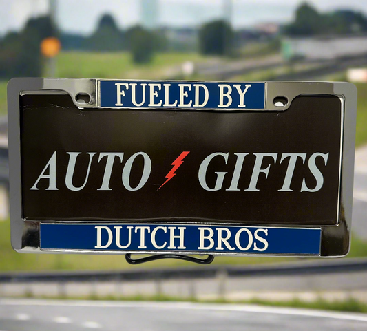 Dutch Bros License Plate Cover