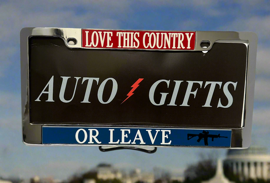Love This Country License Plate Cover