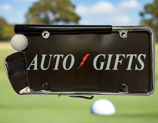 Golf License Plate Cover