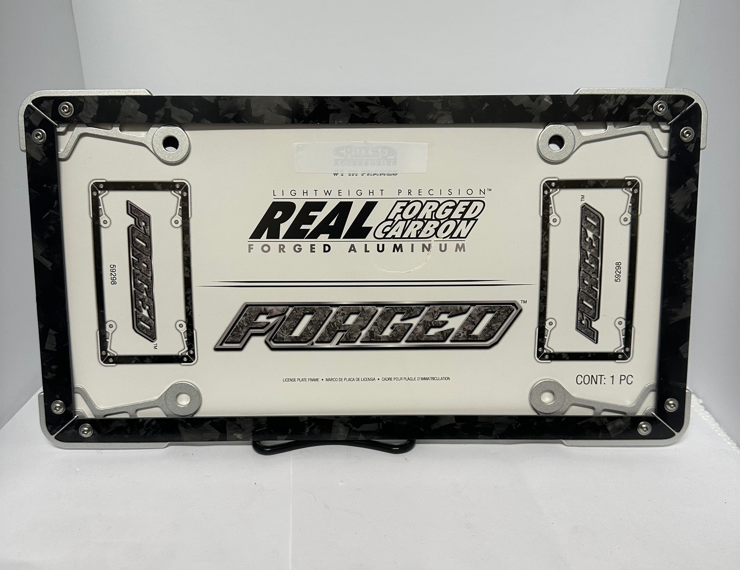 Camouflage Forged License Plate Cover