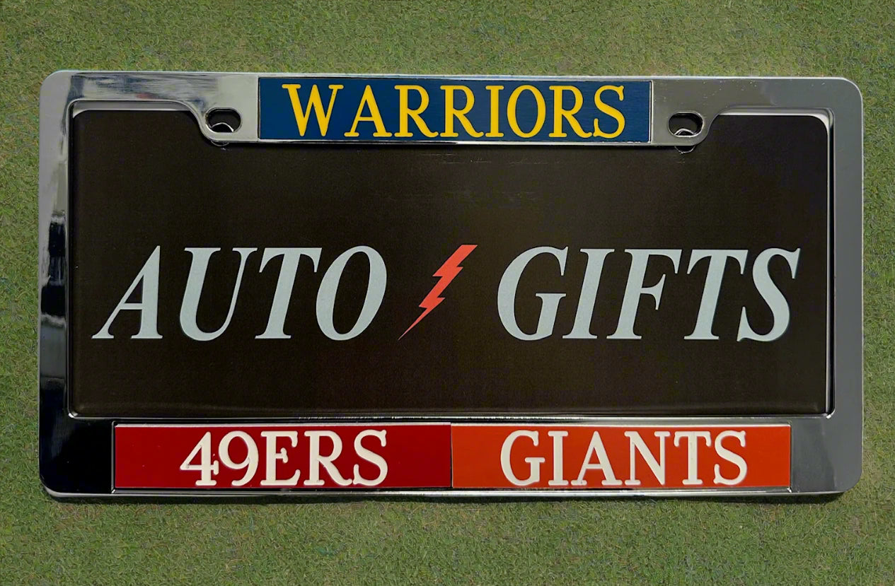 CHROME OR BLACK WARRIORS 49ERS' GIANTS
