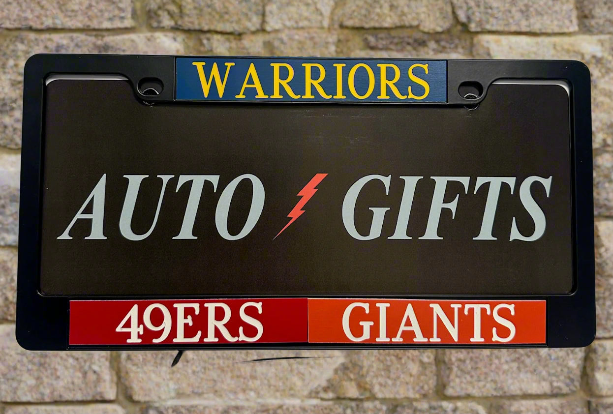 CHROME OR BLACK WARRIORS 49ERS' GIANTS