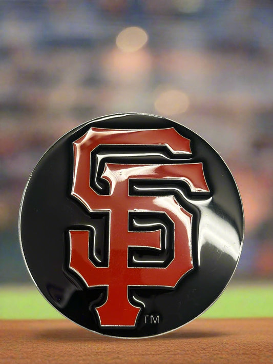 S.F. GIANTS Large Hitch Cover Class II and Class III Metal Plugs