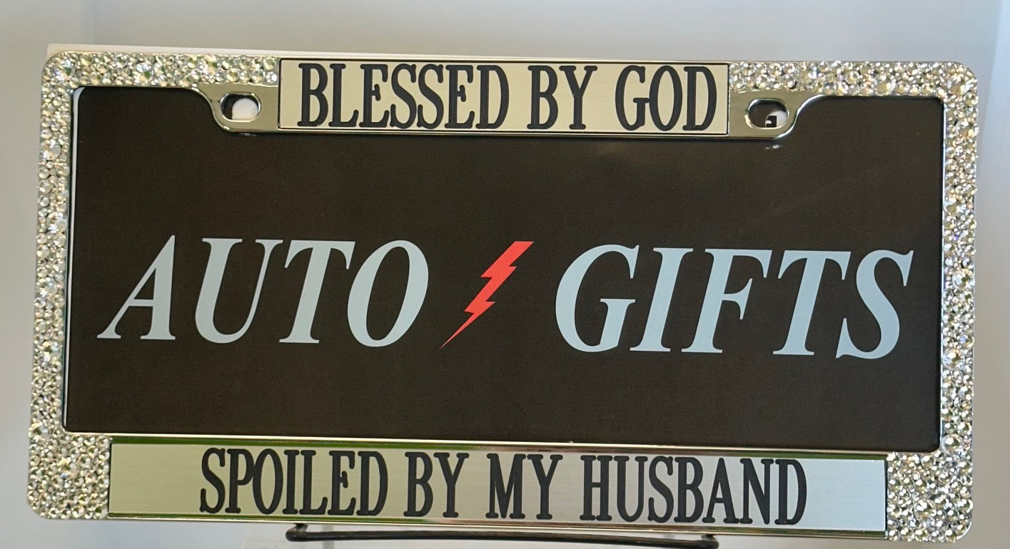 JEWELED BLESSED BY GOD SPOILED BY MY HUSBAND