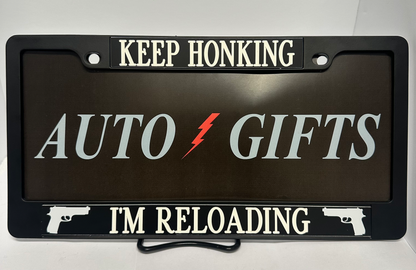 Keep Honking License Plate Cover