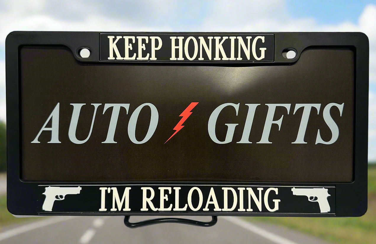 Keep Honking License Plate Cover