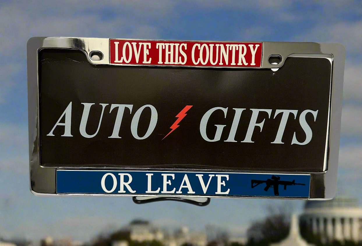 Love This Country License Plate Cover
