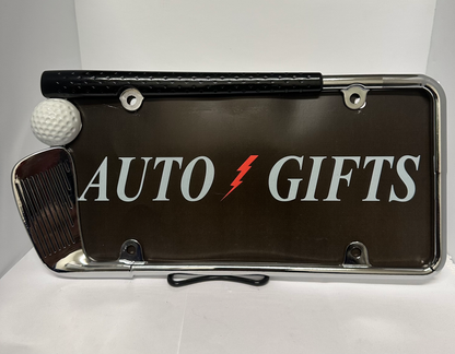 Golf License Plate Cover