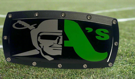 Large Logo Hitch Cover RAIDER AND A's