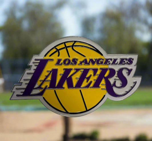 Los Angeles Lakers  Large Hitch Cover Class II and Class III Metal Plugs