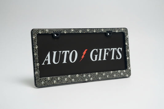 BLACK HIGH-QUALITY BLING FRAME