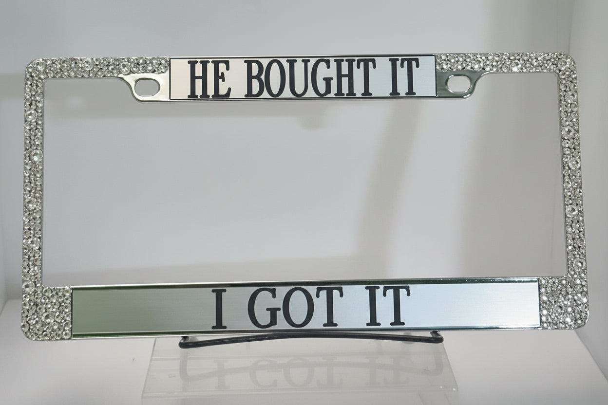 Silver Jeweled HE BOUGHT IT I GOT IT